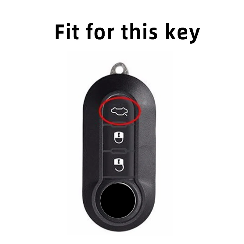 Shell Fob Holder For FIAT 500 Ducato Panda Punto 500L Lancia Musa For Citroen Jumper For Peugeot Boxer 자동차 스마트 키 케이스