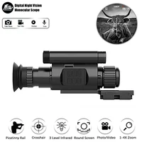 ZIYOUHU NV075 New Arrival Night Vision 1080P HD Video Camera Crosshair Cursor Target Position Camping Clip-on Digital Monocular 1