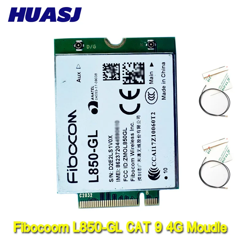 Huasj Fibocom L850-GL 4G LTE Cat9 M.2 Cellular WWAN Module Intel XMM ...