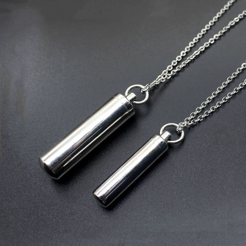 Fashion Titanium Steel Pendant Necklace Stainless Steel Jewelry Bar  Personality Men and Women Couple Hot Sale