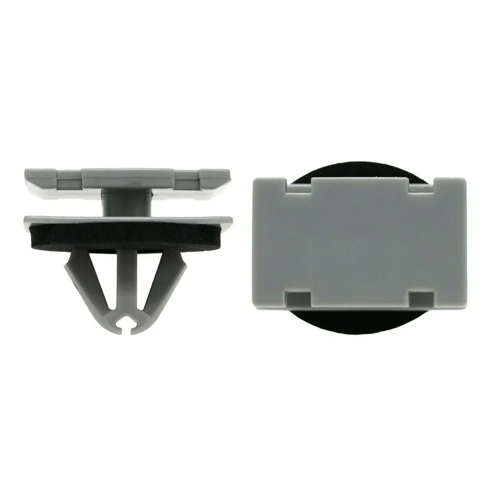 30 Clips De Fixation Pare-chocs/garde-boue - Noir - Universel 10mm - Pour Voiture