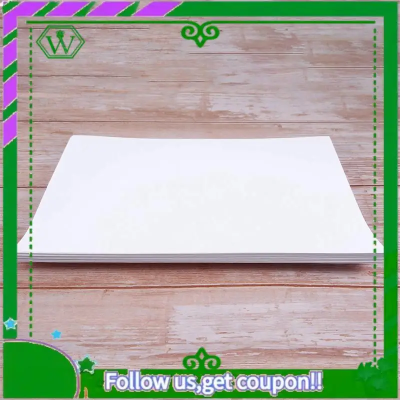 ABIK-프리미엄 인쇄용 방수 비닐 스티커 용지 잉크젯 및 프린터 용 210X280mm 60 매 무광택 흰색 데칼 용지