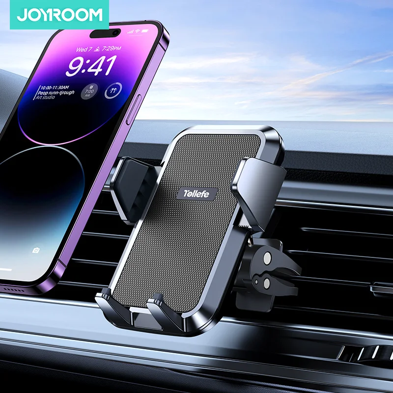 WE Support Universel Telephone Voiture Fixation Grille d'Aération Support  Portable avec Rotation 360° pour iPhone X/8/7/6,Samsung S8/S7, Huawei