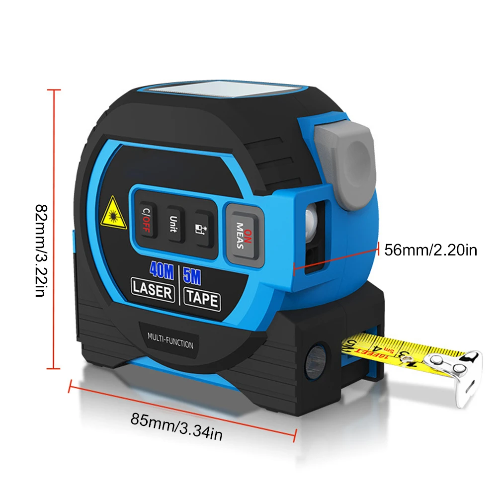 Laser Distance Meter Measuring Laser Tape Measure Digital Rangefinder Digital Electronic Roulette Stainless 5m Tape Ruler