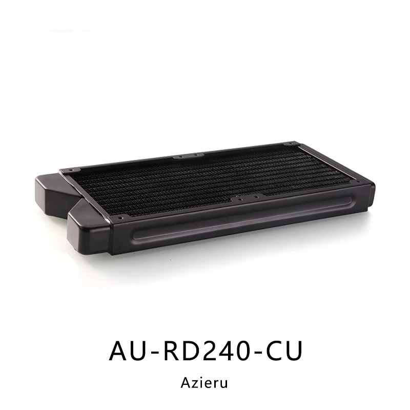 Bykski Azieru 120 240 360 480 mm Radiadores de Refrigeração de Água 28 mm Fino Radiador de Cobre Faça Você Mesmo Cooler para 120*120 mm Fãs - Imagem 2