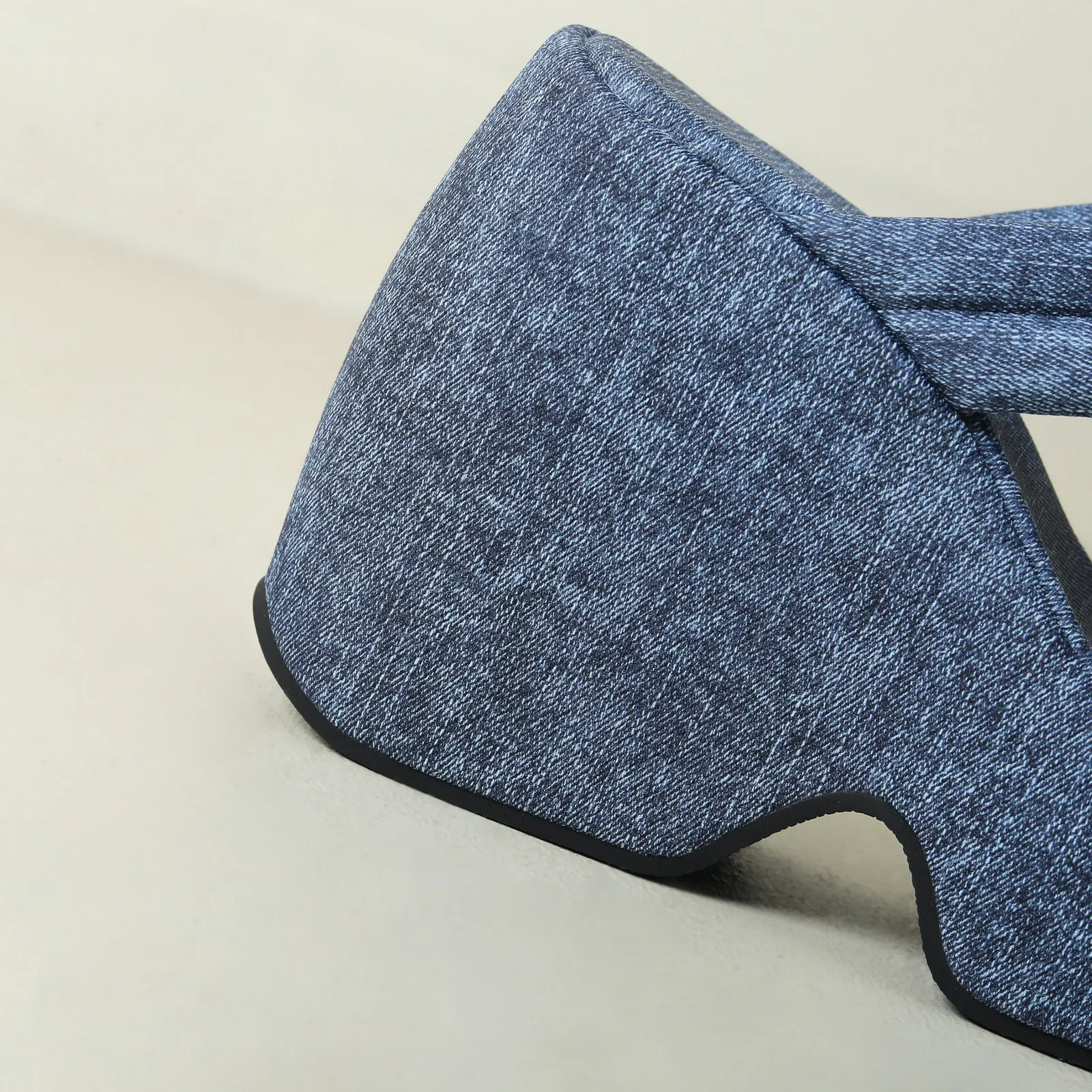 Women's Wedges Slippers Fashion Summer Outdoor Sandals Lightweight Comfy Soft Denim Platform Shoes