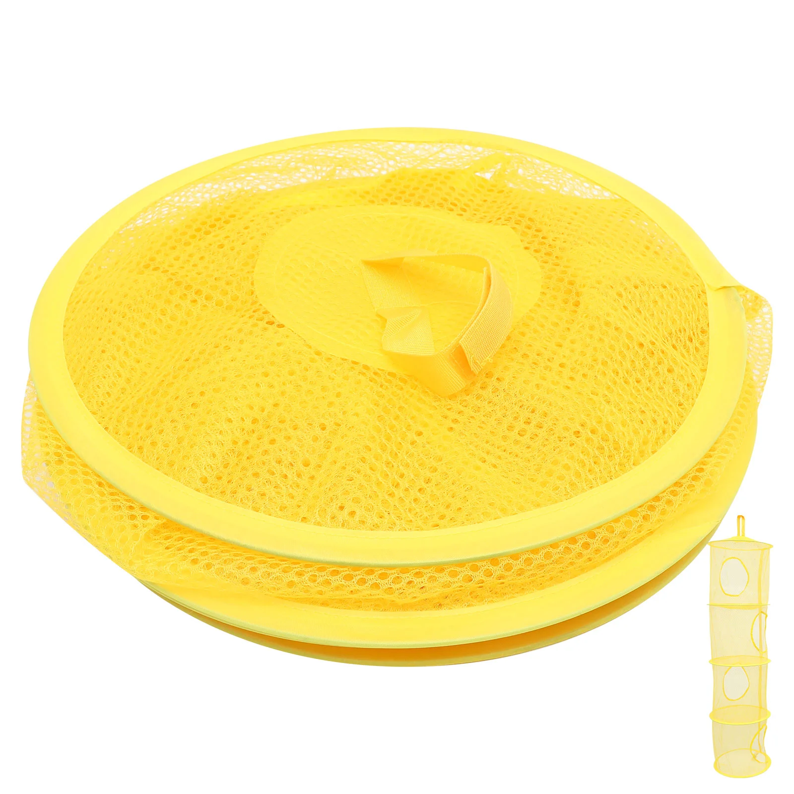 

Four Grid Drying Hanging Basket Mesh Organizer Clothes Net Polyester Socks