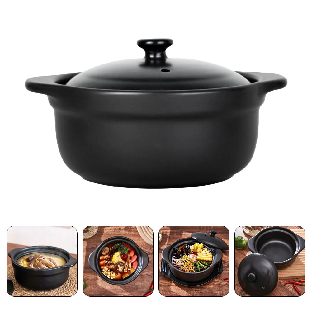 Ceramic Casserole Stew Pot 1