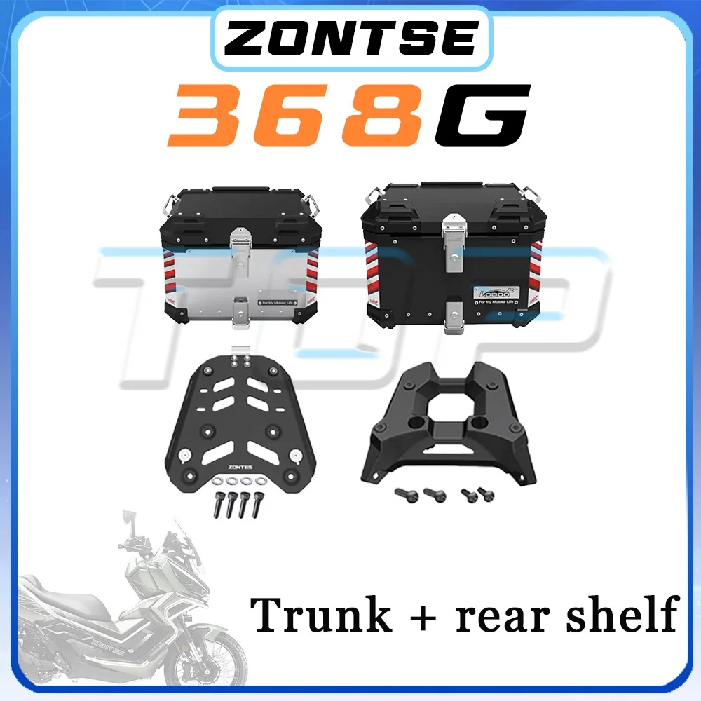 Rear tail box three boxes rear rack mounting base ZONTES 368G trunk and ...