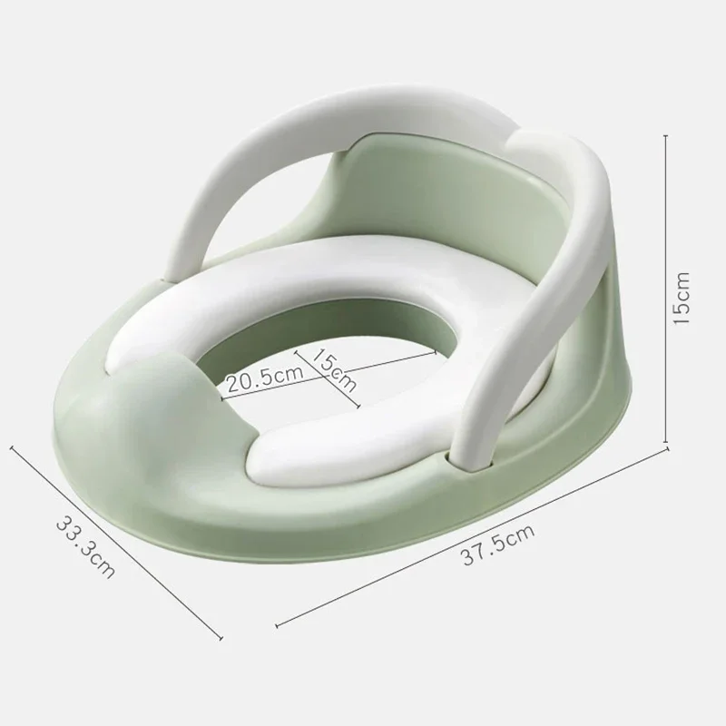 Baby Potty Mat Training Seat for Kids Boys Girls Toddlers Toilet Seat for Baby with Cushion Handle and Backrest Toilet Trainer 6