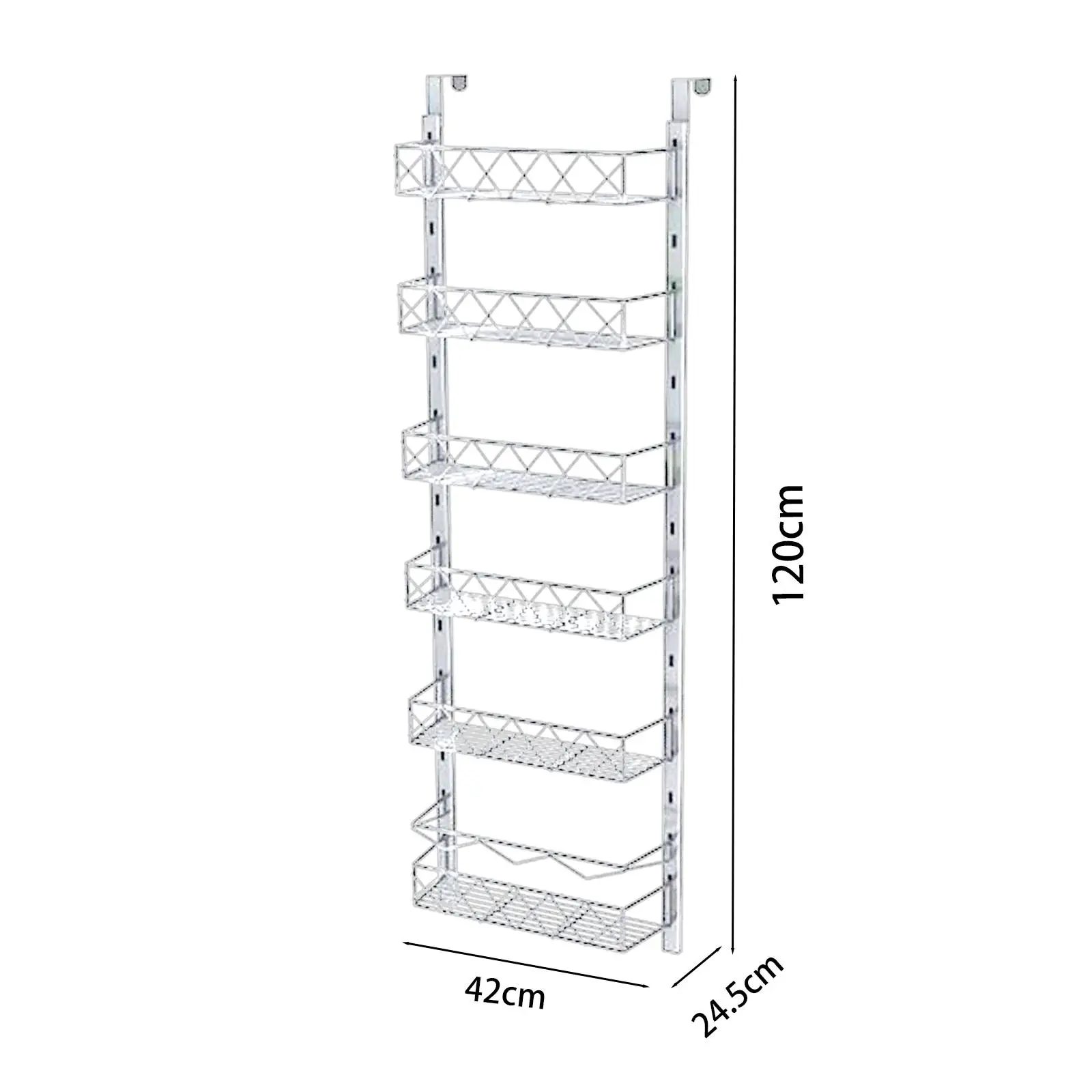 6 Tier Pantry Door Organizer Heavy Duty Narrow Pantry Hanging Storage and 6 Tier Pantry Door Organizer Heavy Duty Narrow Pantry Hanging Storage and