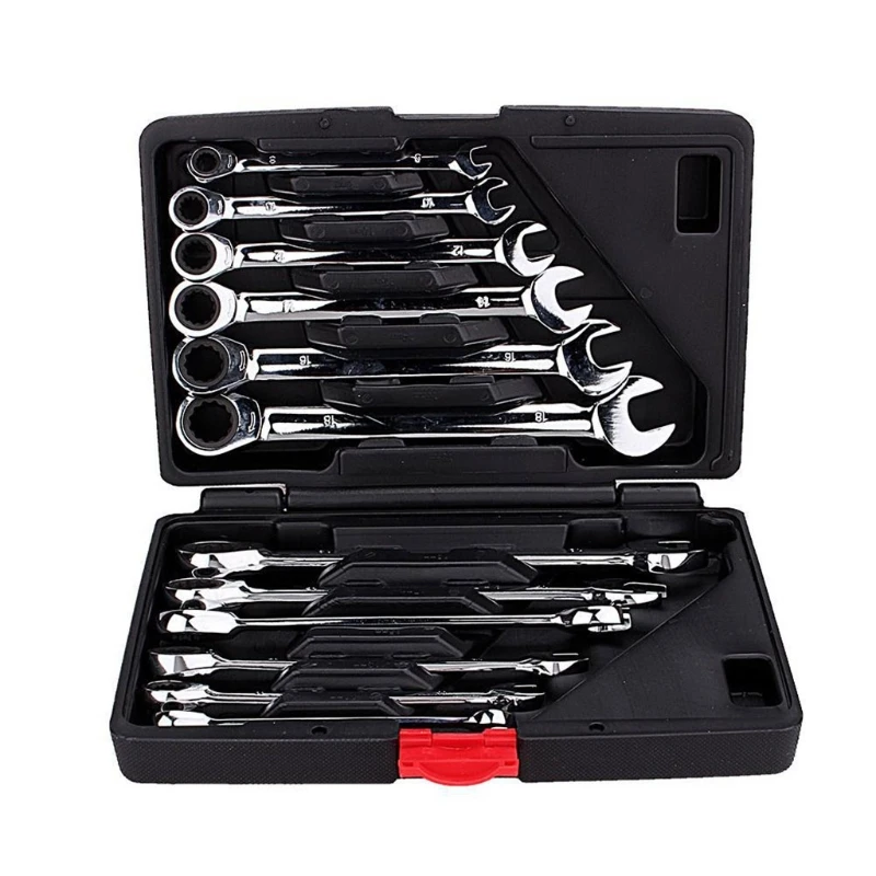 12pack Flxhead Wrench Set With Storage Case Ratcheting Master Set