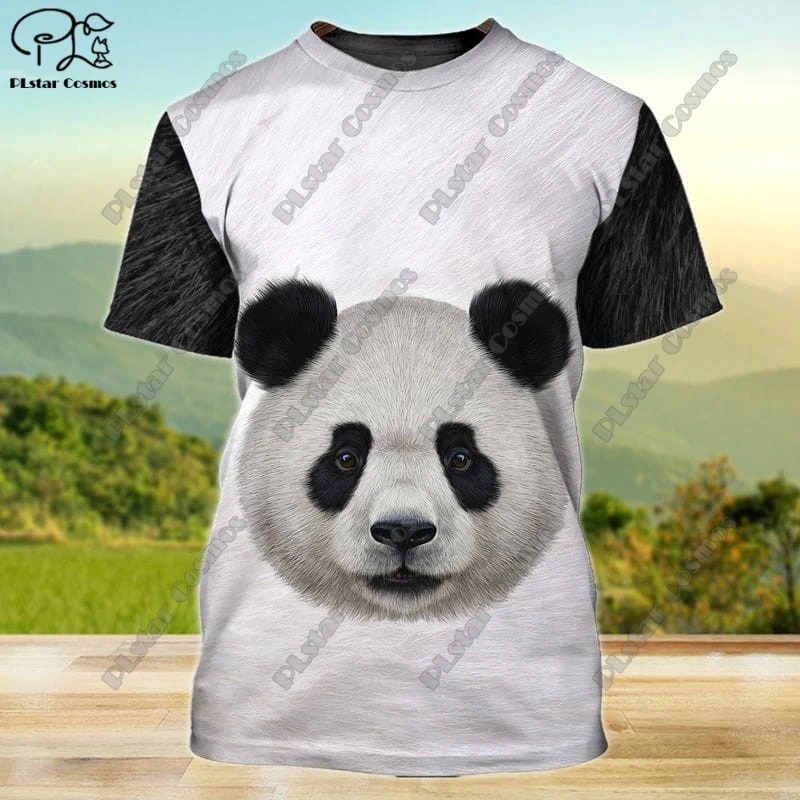3D printing new animal series love panda art unisex clothing fun casual hoodie/sweatshirt/zipper/jacket/T-shirt X-3