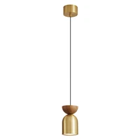 Tête de lit LED minimaliste pour chambre à coucher moderne tout en cuivre, lustre italien personnalisé et Simple pour salle à manger, comptoir de Bar créatif 6