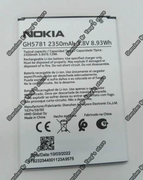 Original GH5781 Phone battery 2350mah 3.8V for nokia phone battery