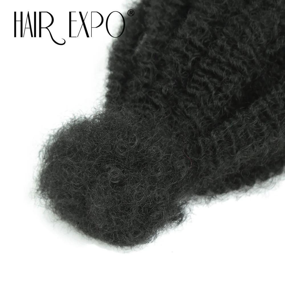 12Inch Afro Kinky Curly Bulk Synthetic Spring Afro Twist Crochet Hair Ombre Protein Fiber Marley Twist Braiding Hair Extensions 5