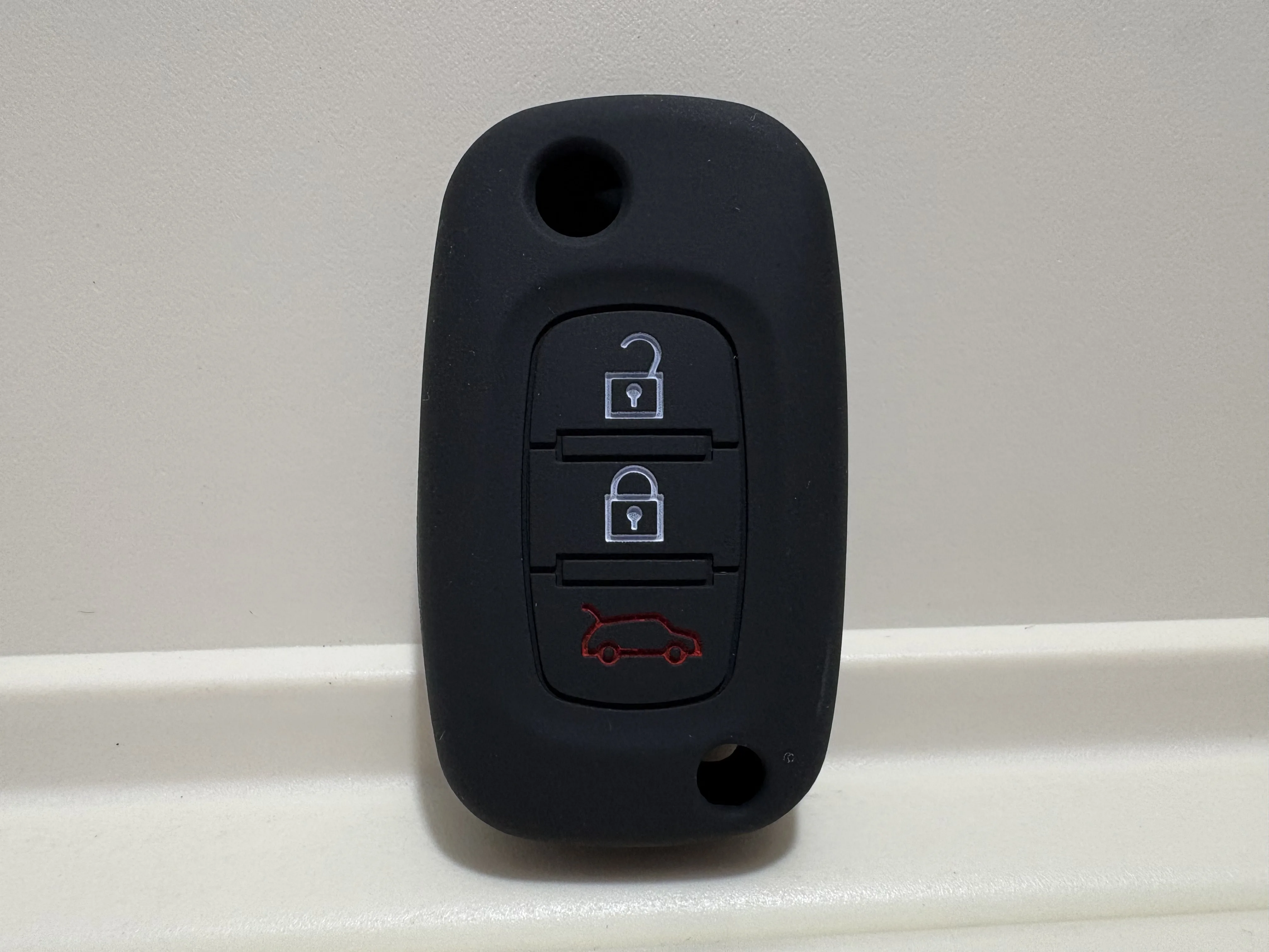 Silicone Rubber 3-Button Car Key Case Cover