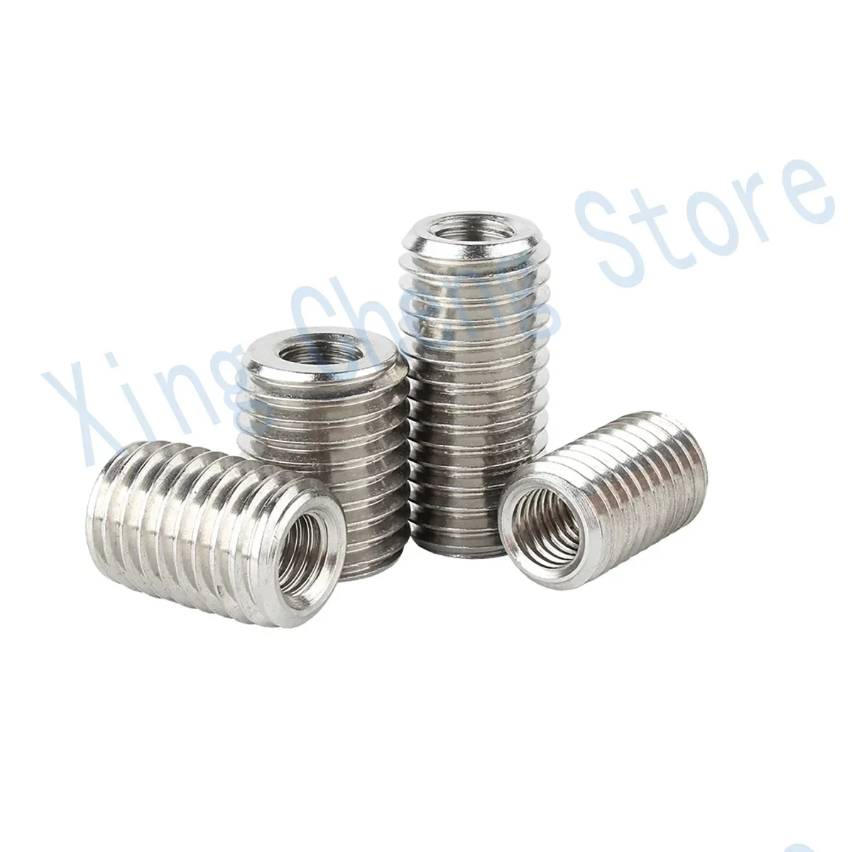 Description Picture 4 of item2/ 5pcs 304 Stainless Steel Inside Outside Thread Adapter Screw Nuts Insert Sleeve Converter Nut Coupler M2 M3 M4 M5 - M20