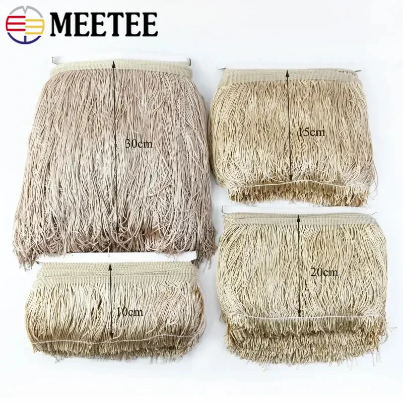 10야드 10-30cm 폴리에스터 태슬 프린지 바느질 소파 커버 홈 텍스타일 레이스 트림 라틴 드레스 프린지 태슬 공예 재료