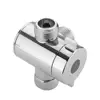 Shower Diverters Connector Toilet Bidet Water Separator Faucet Splitter Valve Three-way Water Diverter T-shaped Adapter 4