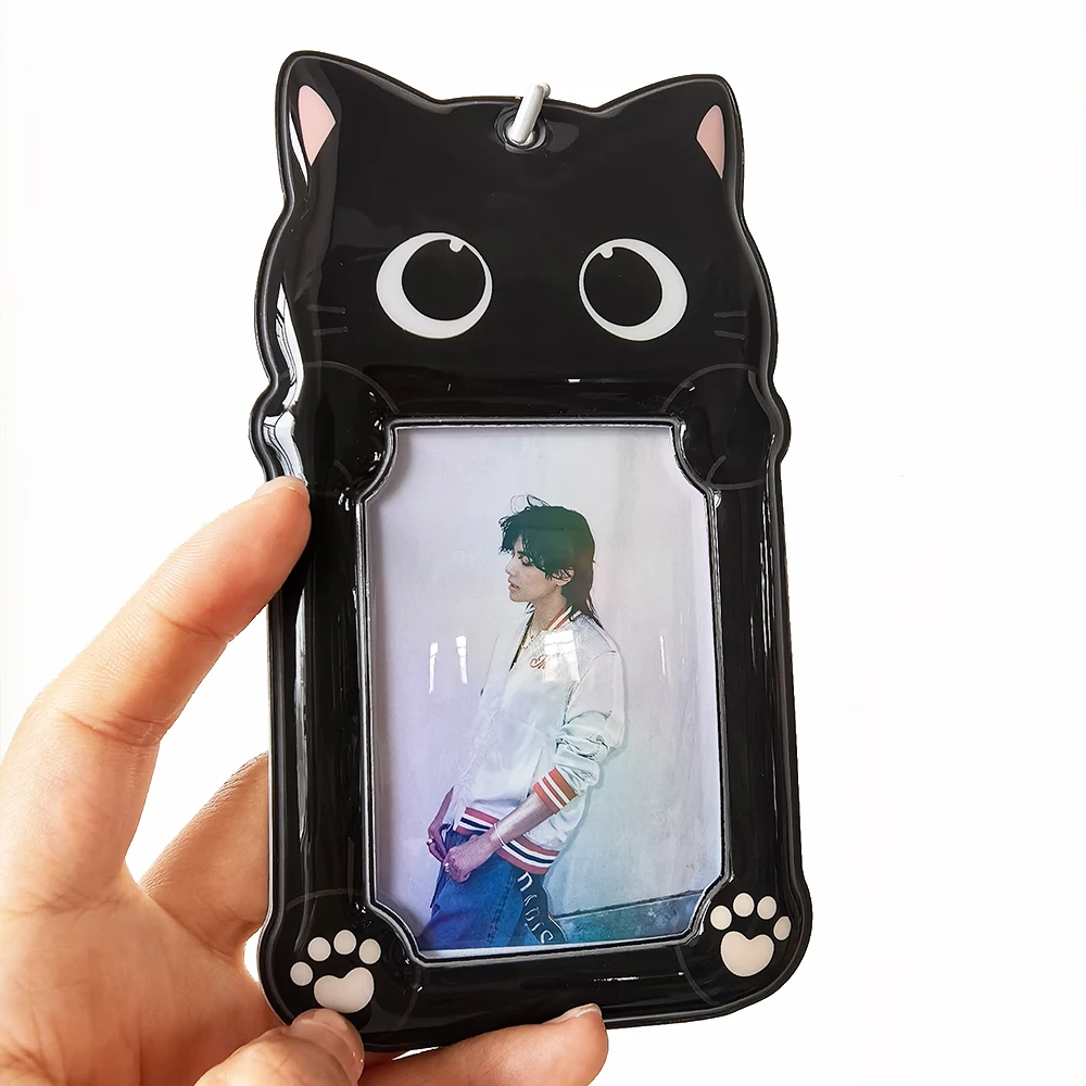 Ins-Style Kpop Star Karten-Schutzhülle Schlüsselanhänger Anhänger 3 Zoll Idol Fotokartenhalter Buskarten-Etui – Detail 10