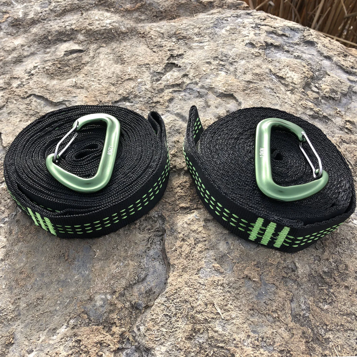 Hammock Straps Camping Accessories Hammock Rope Hammock Fittings 280cm Heavy Duty Hammock Strap Tree Hanging Belt High Load-Bearing Outdoor Camping Clothesline Outdoor Hammock straps