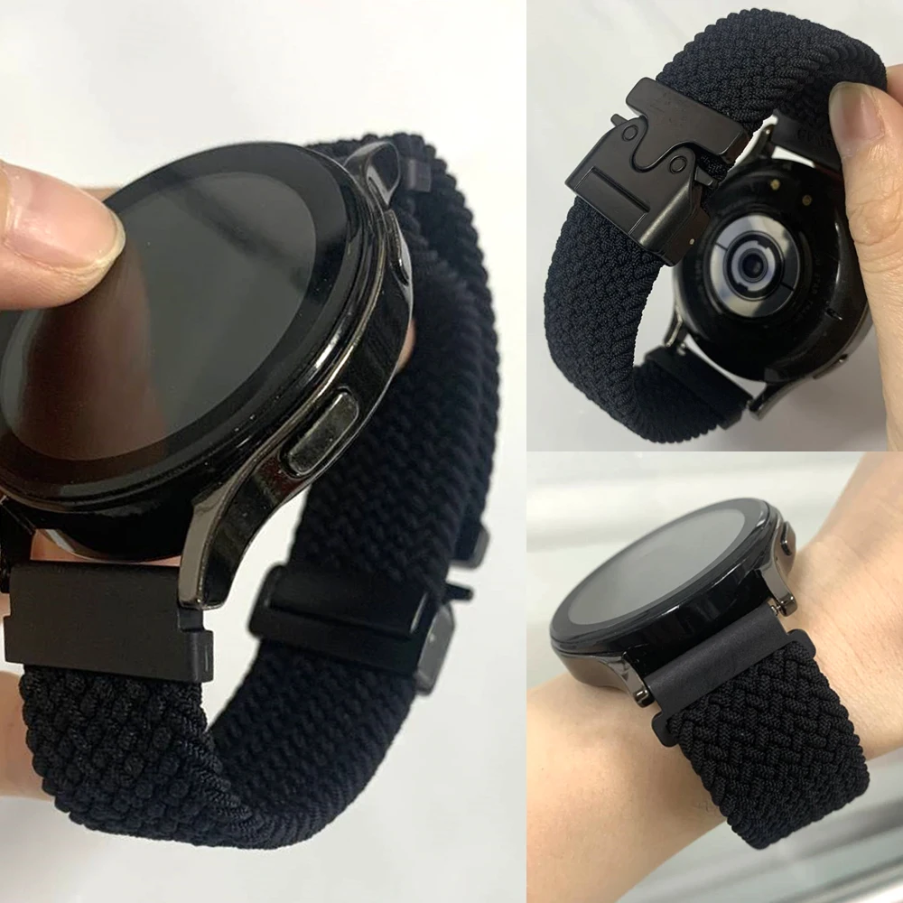 Nylon Braided Strap - 20mm & 22mm Adjustable Watchband