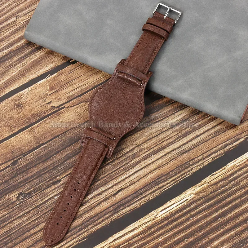 Genuine Leather Vintage Wrist Strap Replacement - Premium Cowhide Watch Band