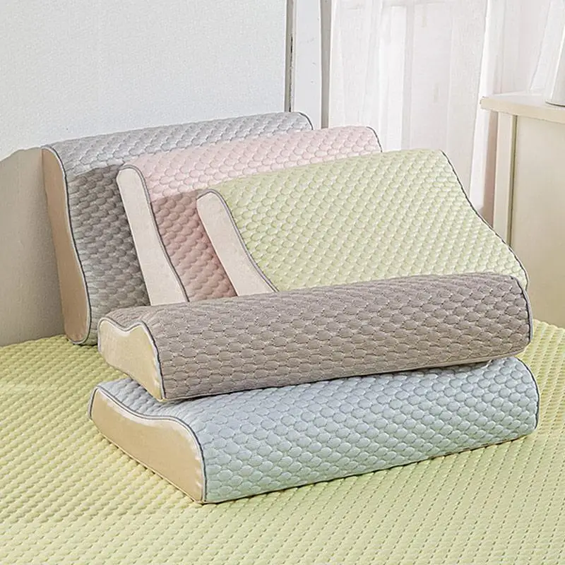 1PC Pillow Cover Memory Foam Latex Pillowcase Summer Cool Pillow Case Rebound Contour Protector 6
