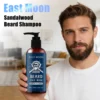 Sandalwood Oil Beard Shampoo Nourish Beard Improve Rough Texture Reduce Frizz Add Shine Man First Chioce Mild Moustache Cleanser