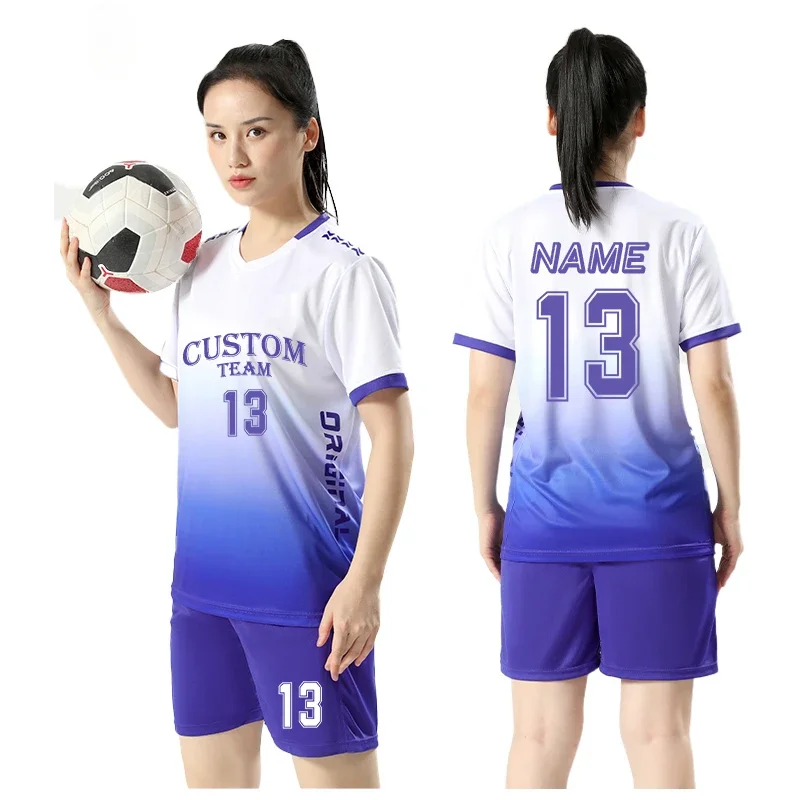Sportswear Men's And Women's Shorts Suit Training Short-Sleeved Quick-Drying Volleyball Team Breathable Jersey JLS-B6