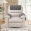 3Pcs Sofa Headrest Cover Soft Polyester Recliner Headrest Protector Wear Resistant Recliner Headrest Cover 3