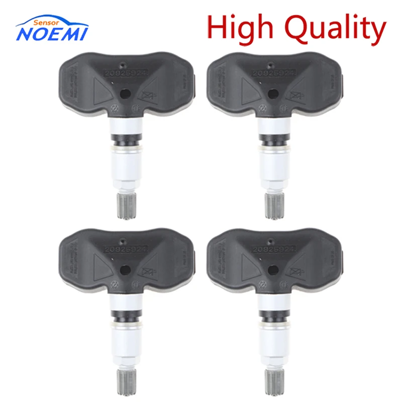 

YAOPEI 4Pcs 20925924 Tpm Tire Pressure Monitor Systems for Chevrolet Corvette Buick Allure Pontiac Torrent Saturn Outlook 315Mhz