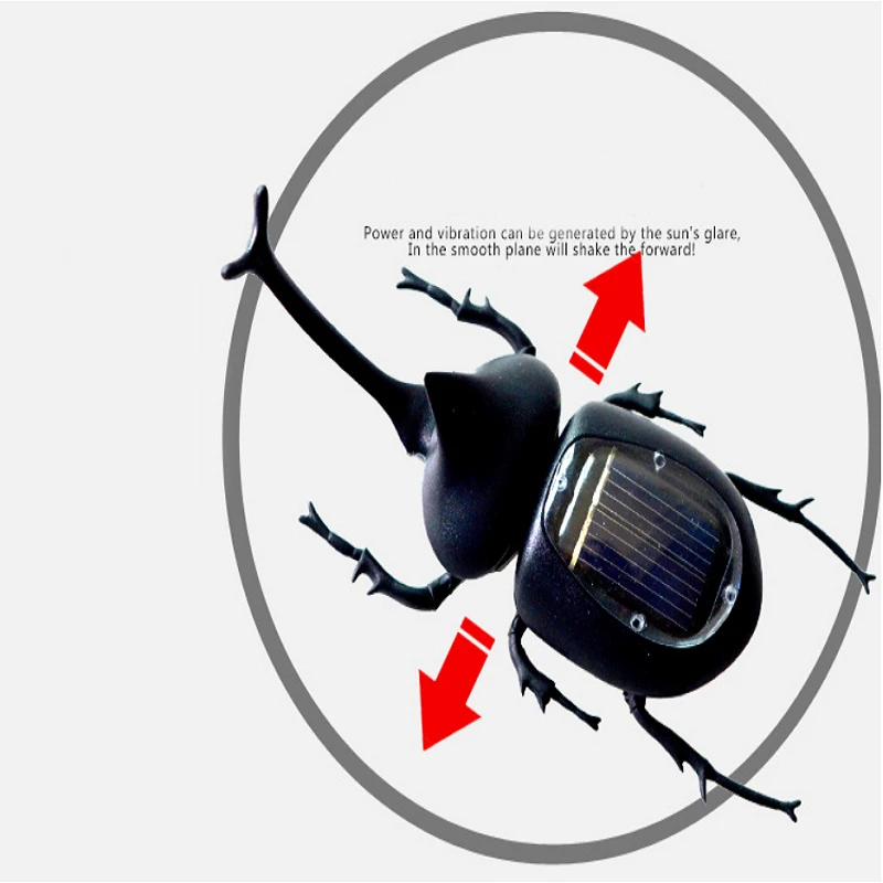 Creative Solar Beetle Toy Children Simulation Insect Solar Puzzle Toys Kid Science Education Funny Toys Gifts 1Pc