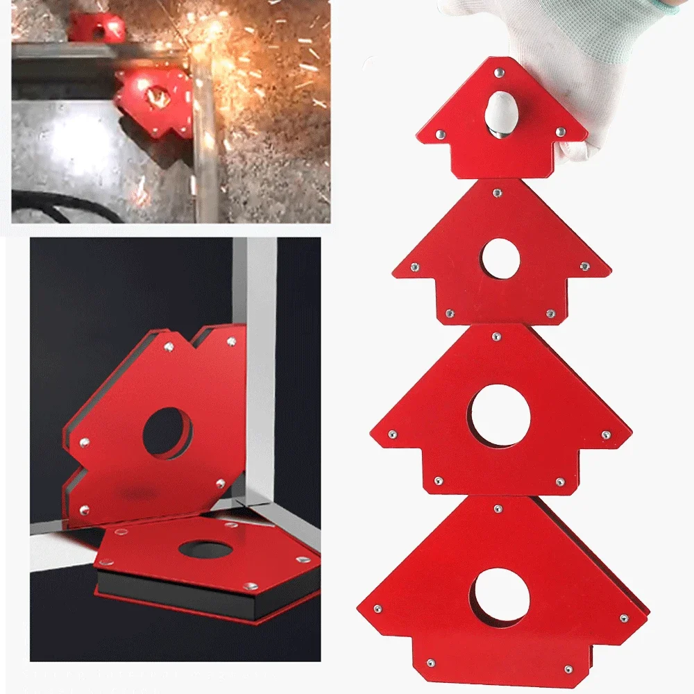 

1 Pcs M size 50 Lbs 22kg Welding Fixer Magnetic Welding Fixer 45° 90° 135° Multi-angle Magnet Weld Positioner Ferrite Auxiliary