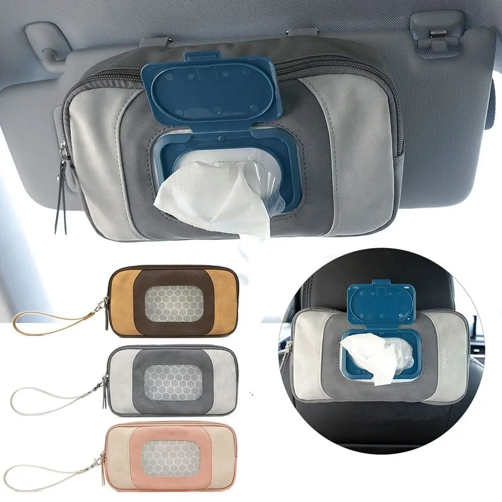 

Accessory Cute Snap-Strap Wipes Dispenser Car Tissue Holder Baby Wet Wipe Pouch Flip Cover Tissue Box Wet Wipes Bag