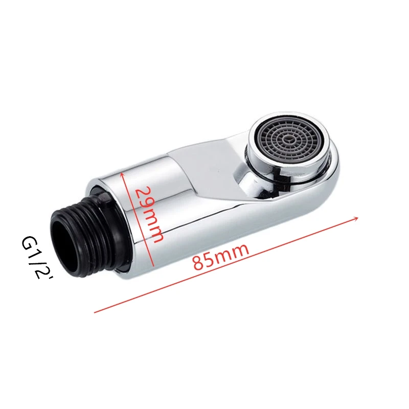Kitchen Sprayer G1/2 ABS Chrome Finished Pull Out Shower Head Replace Spout For Basin Sink Tap Accessories