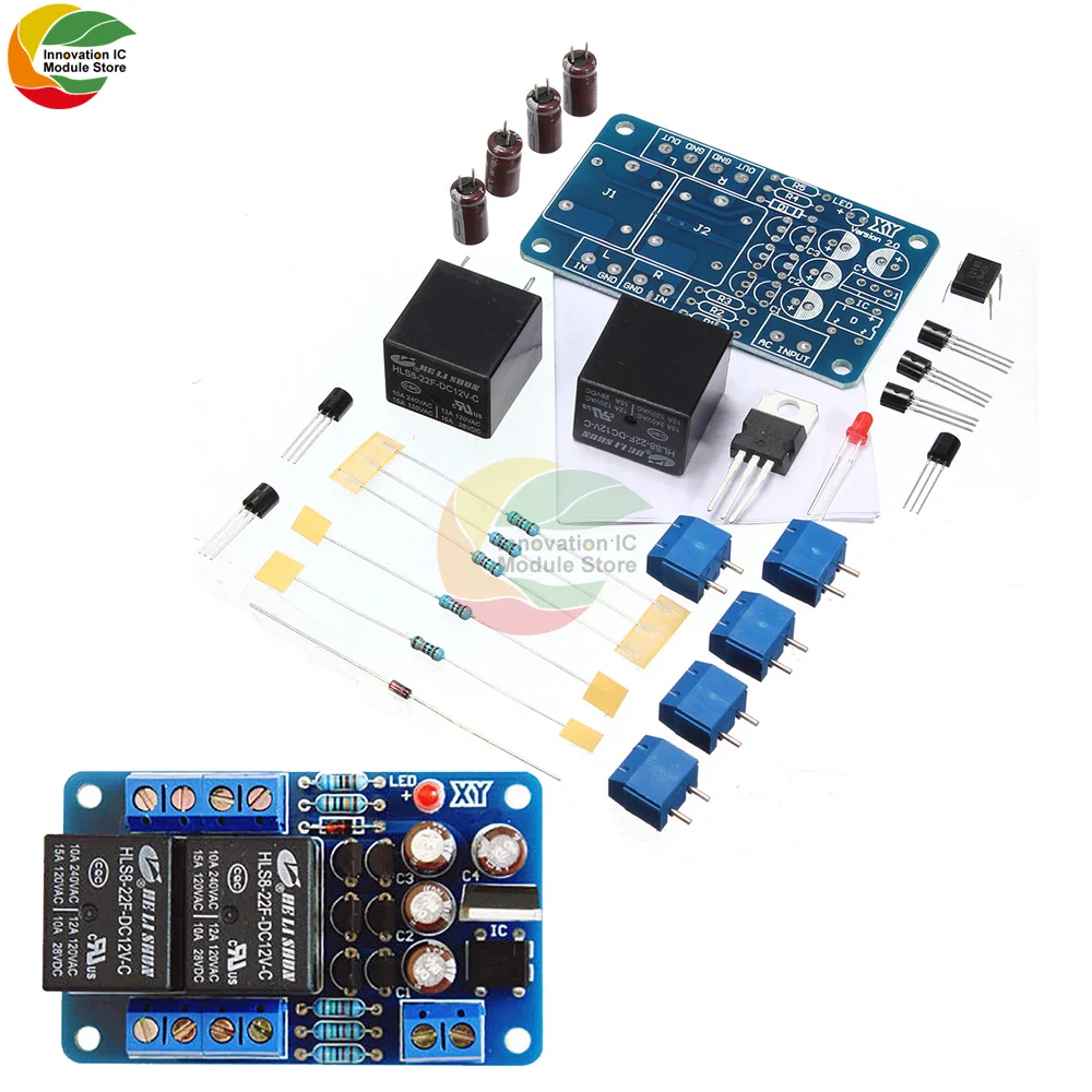 Altoparlante Kit scheda di protezione altoparlante protezione circuito ritardo di avvio e Kit DC Out Kit fai da te Kit circuito di protezione altoparlante