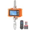 SucceBuy 1000kg/2000kg Digital Hanging Scale Portable with Remote Control Factory Crane Scale LCD Backlight Industrial Scales