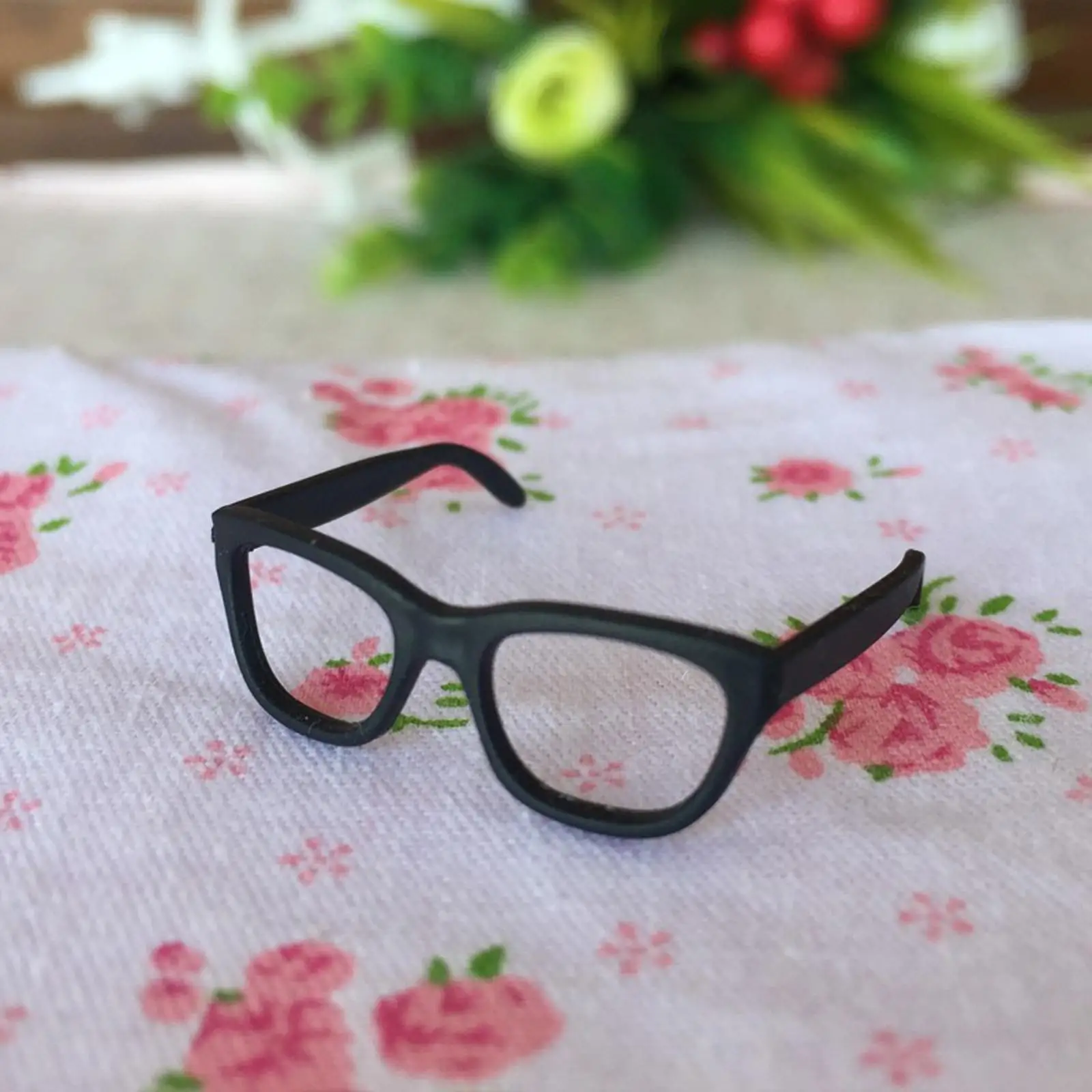 1/6 Miniature Doll Glasses Photo Props Sunglasses Gift Fashion Cute Children Toys Lensless Mini Plastic Glasses High Dolls doll eyewear accessories doll accessories