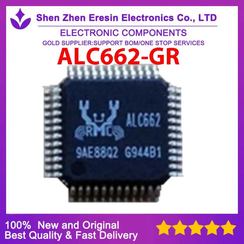 

Free shipping 5PCS/LOT ALC662-GR TQFP48 New and original