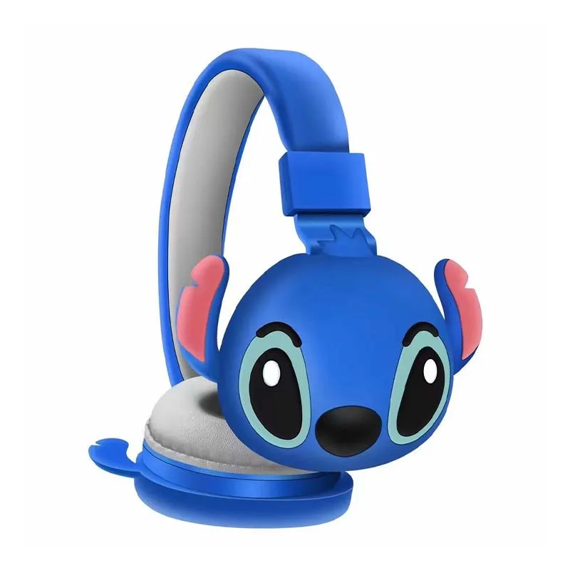 New Disney Stitch Wireless Bluetooth Headphones AH-806 HIFI Stereo Sound  Foldable Headsets with Mic Anime Cartoon Children Gift - AliExpress