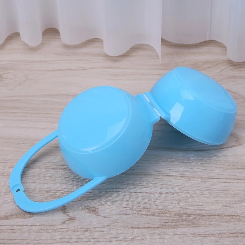 

Pacifier Holder Case Infant Pacifier Container for Travel BPA Solid Color