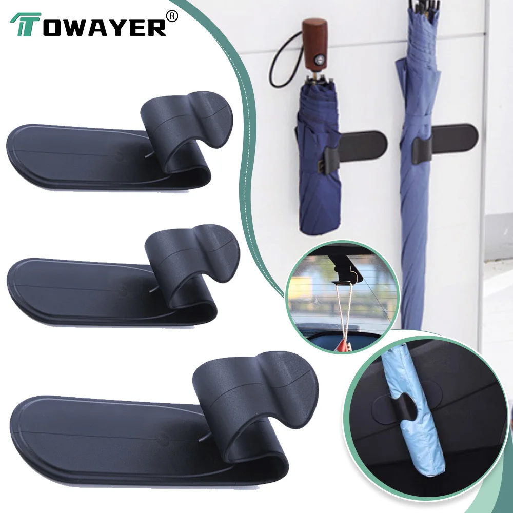 

Multifunction Hook Car Umbrella Hook Clip Hanger Universal Organizer Fastener Clip For Auto Vehicle Wall Accessories