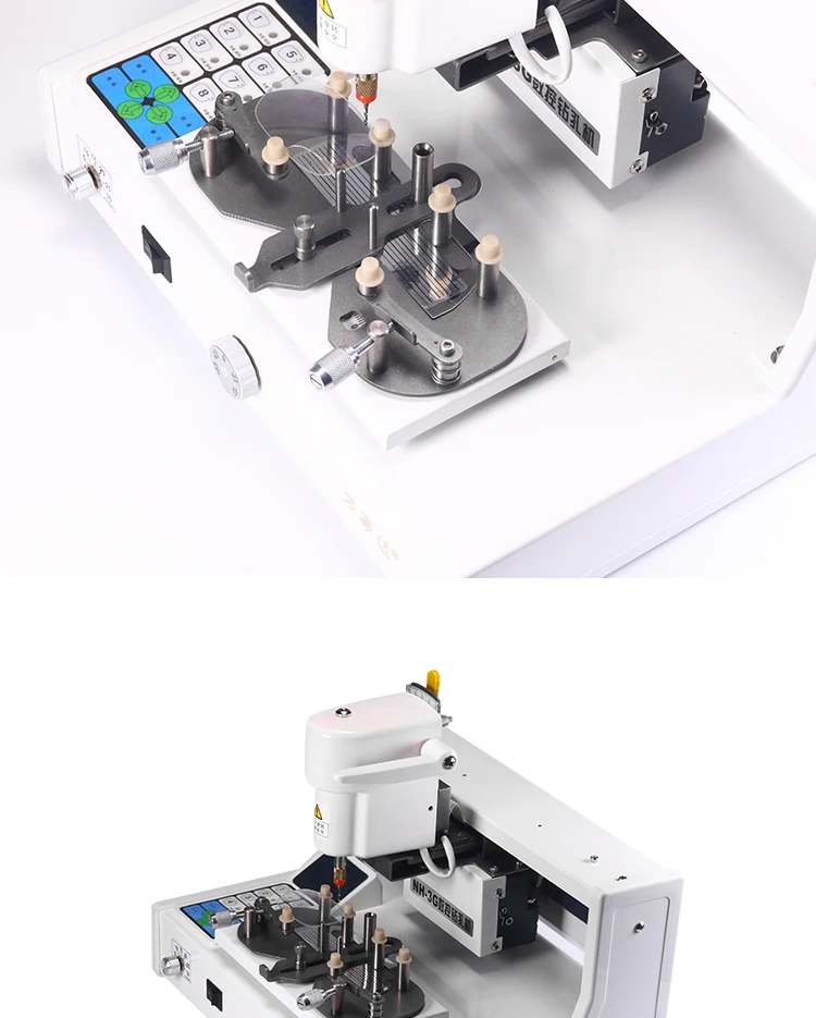NH-3G Optical Eyeglasses Processing Equipment Lens Driller High-precision Digital Rimless Drilling Machine