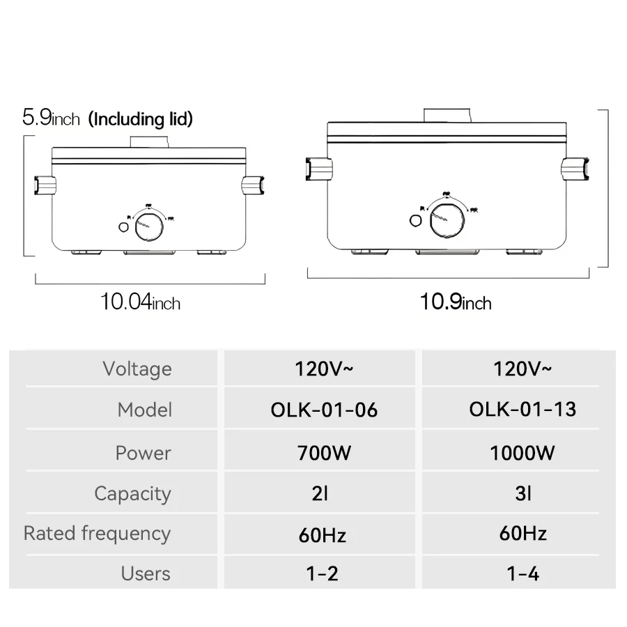 Olayks Home Dormitory Electric Hotpot Multi functional Large Capacity 3L Electric Cooker Steaming and Cooking Integrated Electri 3