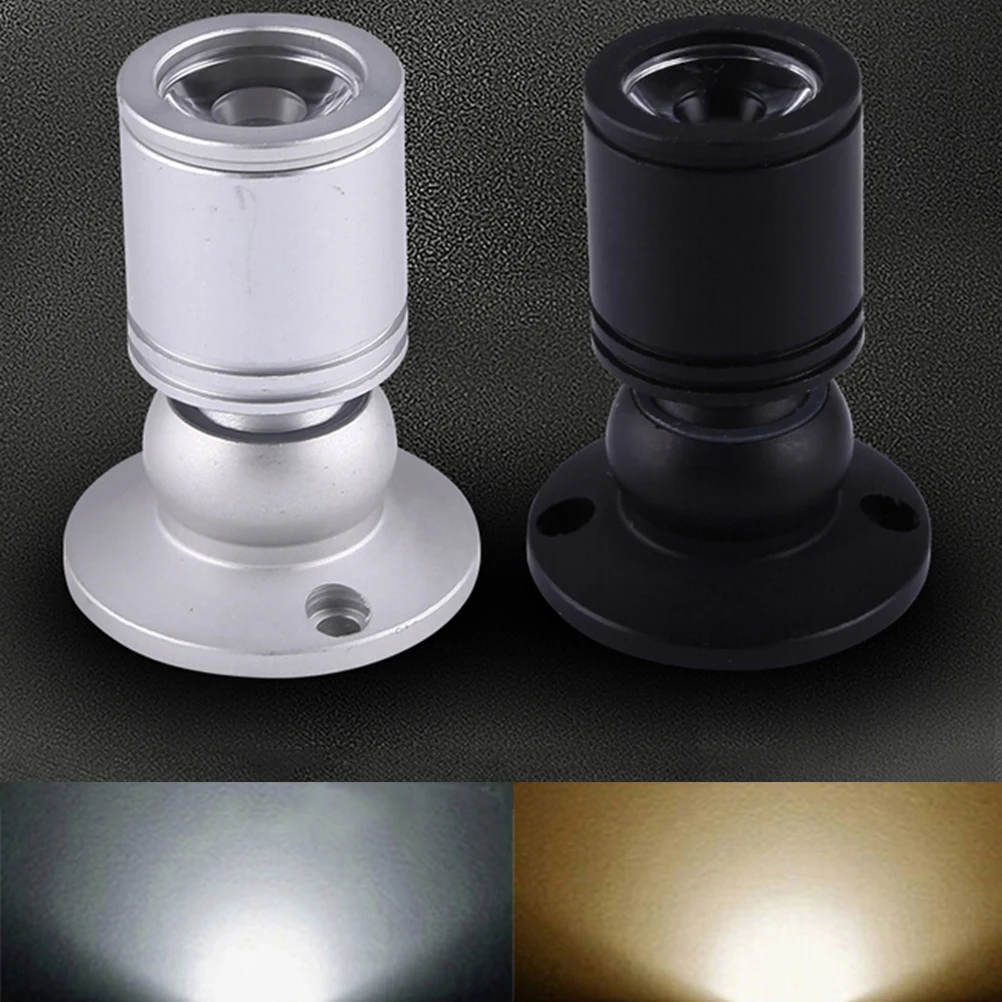 LED Downlight LED Spotlight 1W Led Recessed Cabinet Mini Spot Light 110V 220v 12v Dc Jewelry Show Include Led Driver 6000K Ceiling Light