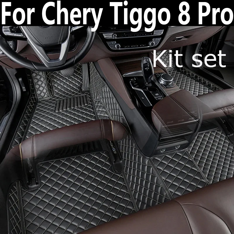 

Car Floor Mats For Chery Tiggo 8 Pro Five Seats 2022 2023 Custom Auto Foot Pads Automobile Carpet Cover Interior Accessories