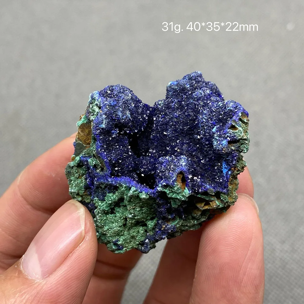100% Natural beautiful Azurite and Malachite symbiotic mineral specimen crystal Stones and crystals Healing crystal