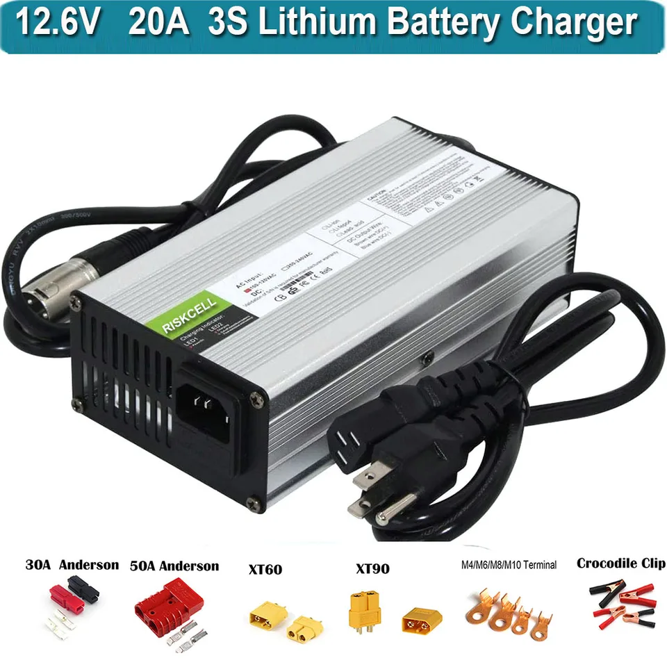 DHRUVPRO Three Phase FMA-1220AS 12V 20A Smart Lead Acid Car Battery Charge